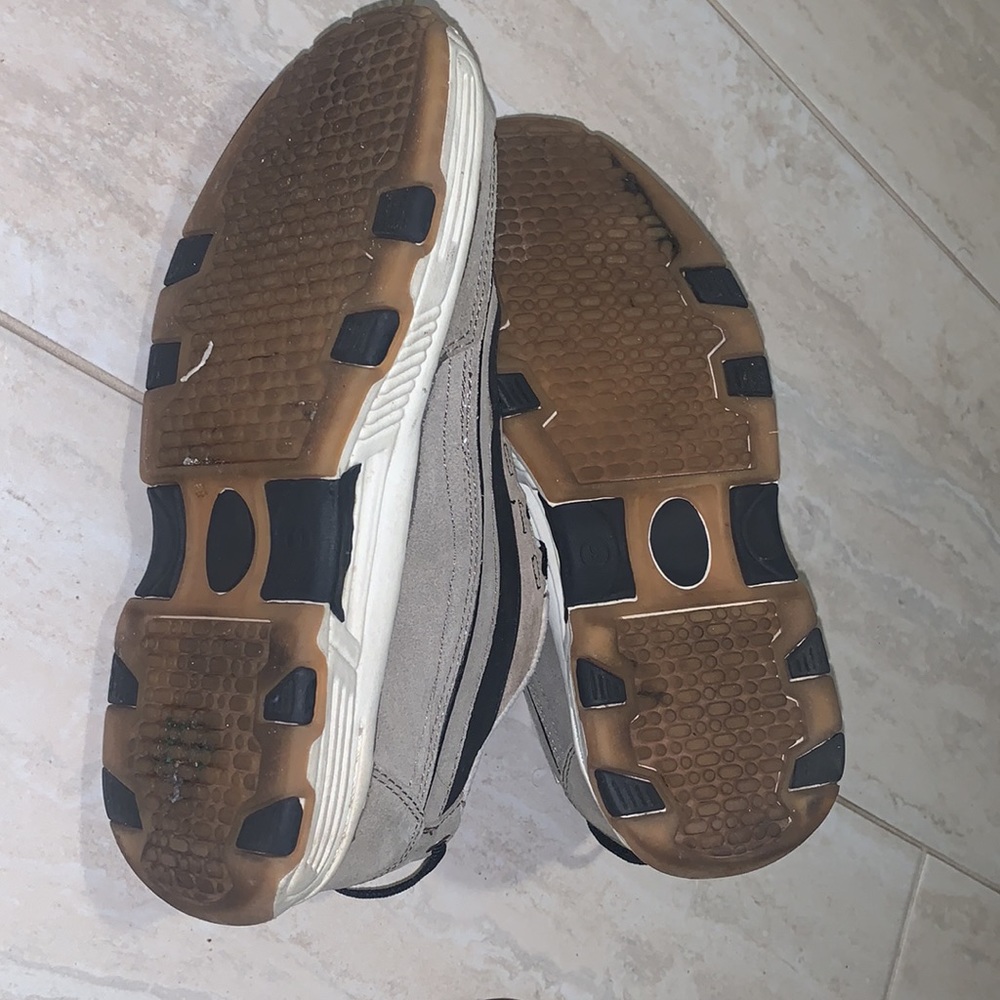 Vintage Grey and Black Bike Sneakers - Picture 4 of 4